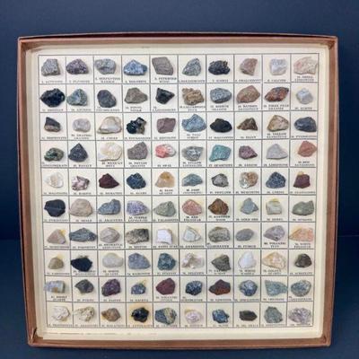 Labeled Rock & Mineral Specimen Set – 100+ Educational Samples	