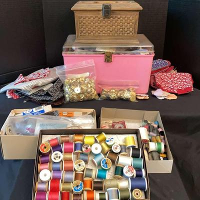 Beautiful Buttons And Other Sewing Supplies