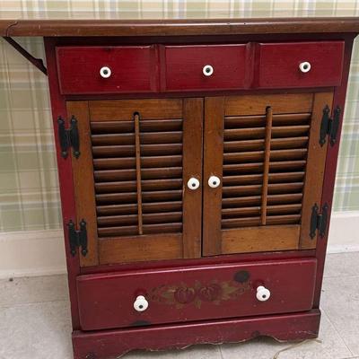 Vintage Cabinet With Drop Leafs 