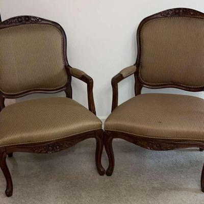 Two French Provincial-Like Chairs