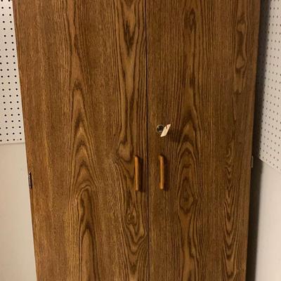 Upright Storage Cabinet With Key