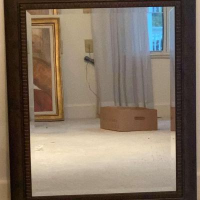 Large Beveled Mirror