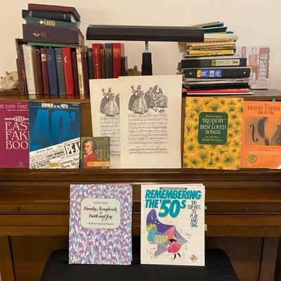 Hymnals, Music Books, Piano Light And Bookends