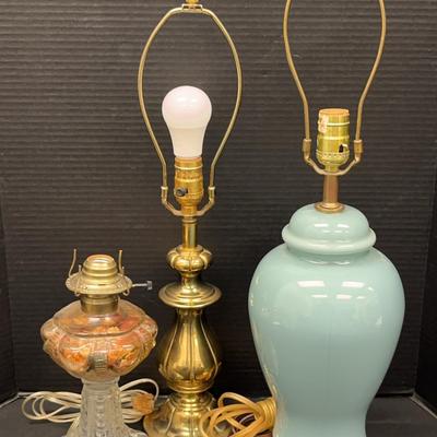 Brass Table Lamp & More