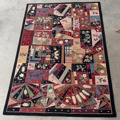 Patchwork Quilt Style Area Rug