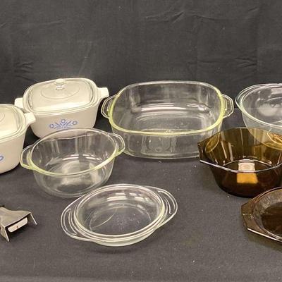Corning, Fire King, Pyrex Cookware & More