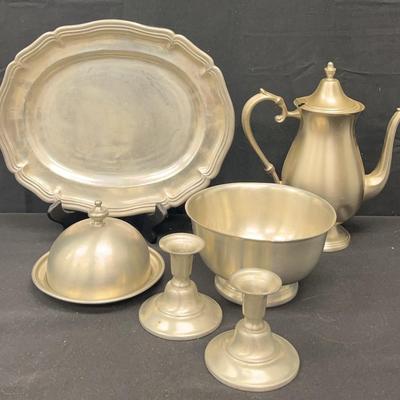 Pewter + Pewter Colored Tableware