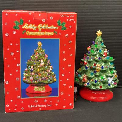 Ceramic Christmas Tree By Christopher Radko