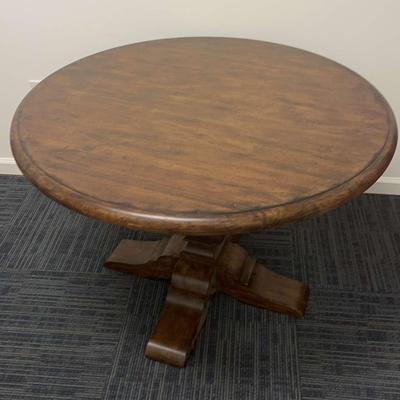 Kincaid Artisan Pedestal Table (Tobacco Finish)