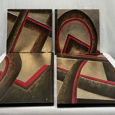 Wall Decor 3D (4 Panels) 