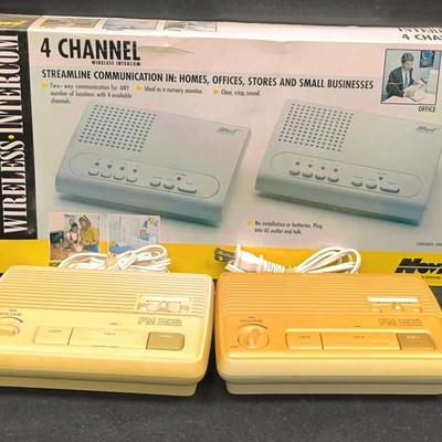 Vintage 4-Channel Plug&Play Intercom System
