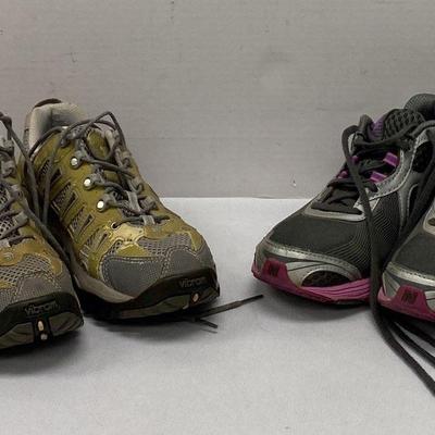 Womens Shoes By New Balance & The North Face Size 7-7.5 (2)
