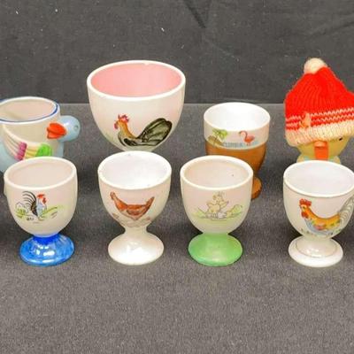 Egg Cups - Chickens + Birds