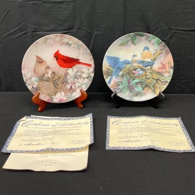 W.S George’s Nature’s Poetry Collector Plates 