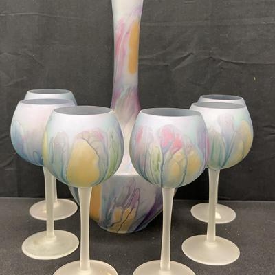 Rueven Nouveau Decanter & Wind Glasses