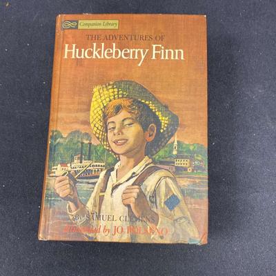 Companion Library Samual Clemens Twofer Adventures “Tom Sawyer” And “Huckleberry Finn” C.1963