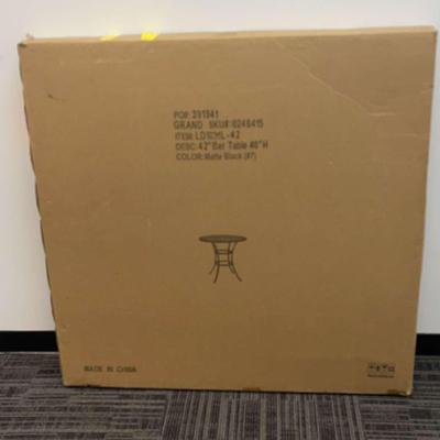 New Black Bar-height Table