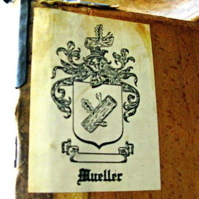 Antique Leather German Large Book