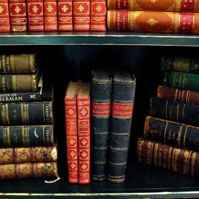 Antique and Leather Books 