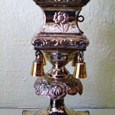 Antique Judaica Silver Spice Container 