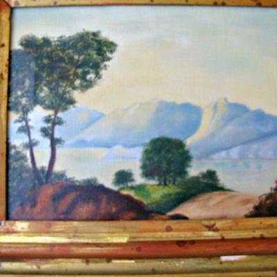 1946 Landscape Painting by N Nakamura