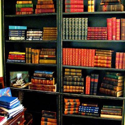 Antique and Leather Books 