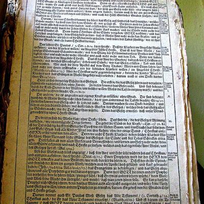 Antique Leather German Large Book
