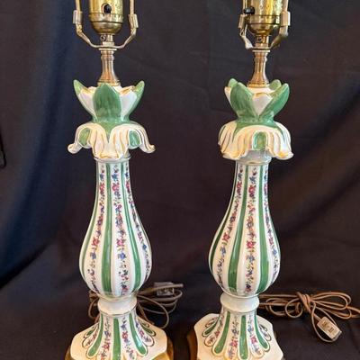 Pair Of Vintage Table Lamps