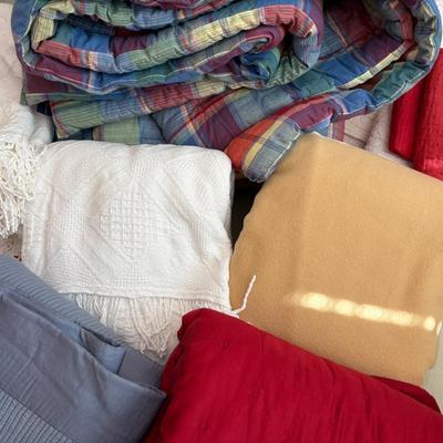Assorted Bed Linens-Ralph Lauren, Yves Delorme 