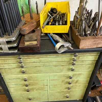 Lot Of Precision Machinist’s Cutting Tools And Gauges 