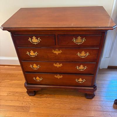 Chippendale Style Gentlemans Chest Of Drawers