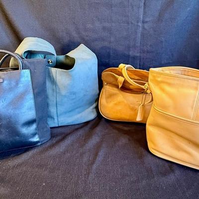  Vintage Coach, Tumi, Tango And Joy Handbags 
