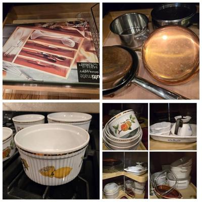 Vintage Corningware, Royal Worcester China, Pyrex