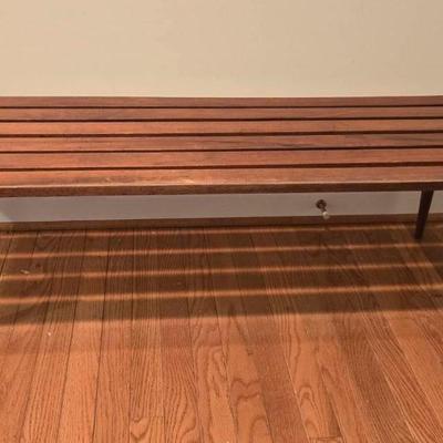 MCM Vintage Slat Coffee Table 