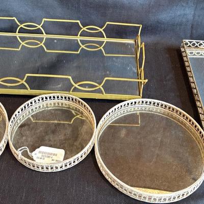 Mirrored Trays