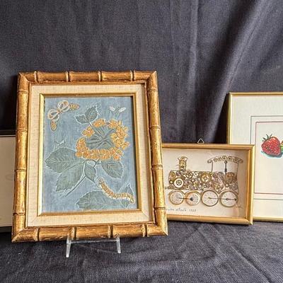 Various Framed Art Work Pieces 