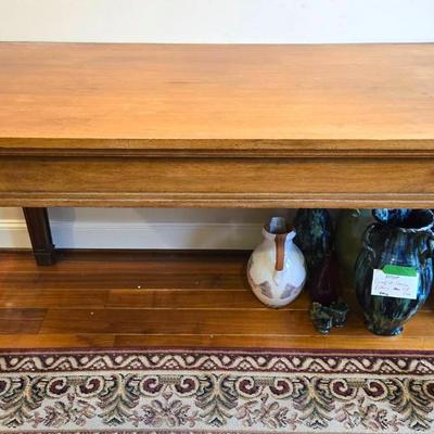 Vintage Wooden Table / Desk Mission Style