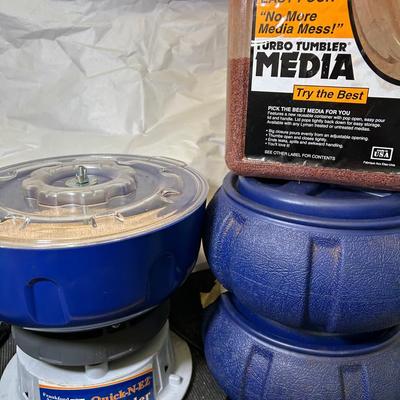 Frankford Arsenal Case Tumbler + Media & Extra Bowls For Tumbler 