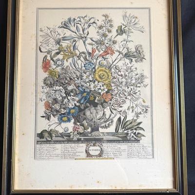 Henry Fletcher Framed “October Bouquet” Print