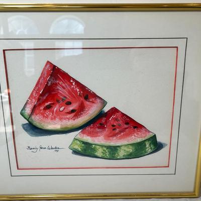 Signed Watercolor - Beverley Jane Weston