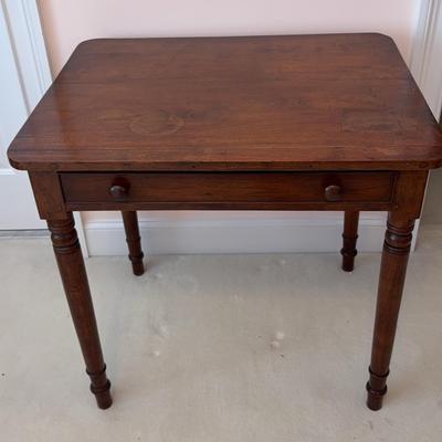 Vintage One Drawer Accent Table