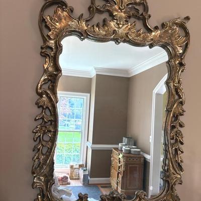 Ornate Baroque Gold Mirror