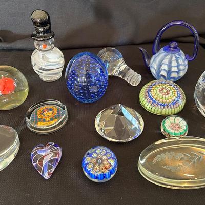 Art Glass Paperweights Group #3