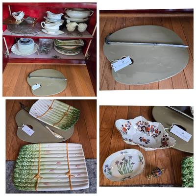 Dining Items, Yves Delorme Platter, Vintage China