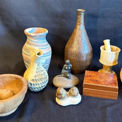 Mortar & Pestle, Pottery, Art 