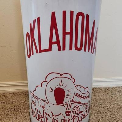 Sooner Schooner Trashcan