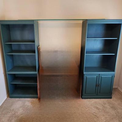 Bookcases And Glass Shelf