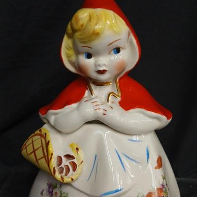 Hull Little Red Riding Hood Cookie Jar