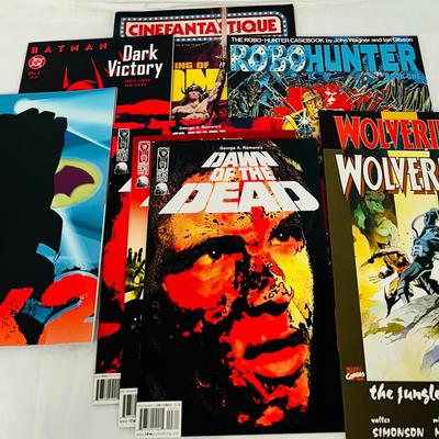 Graphic Novels: Batman / Wolverine / Dawn of the Dead / Robohunter