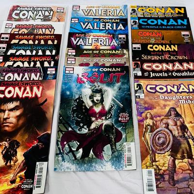 Conan Comics / Marvel / Dark Horse / Savage Sword / Valeria & More